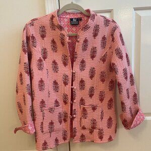 Madison Mathews Quilted Jacket - large -NWOT